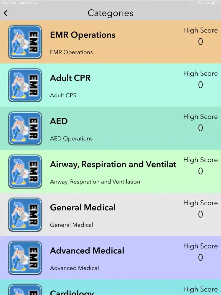 EMR Advanced iPad  Ekran Görüntüleri