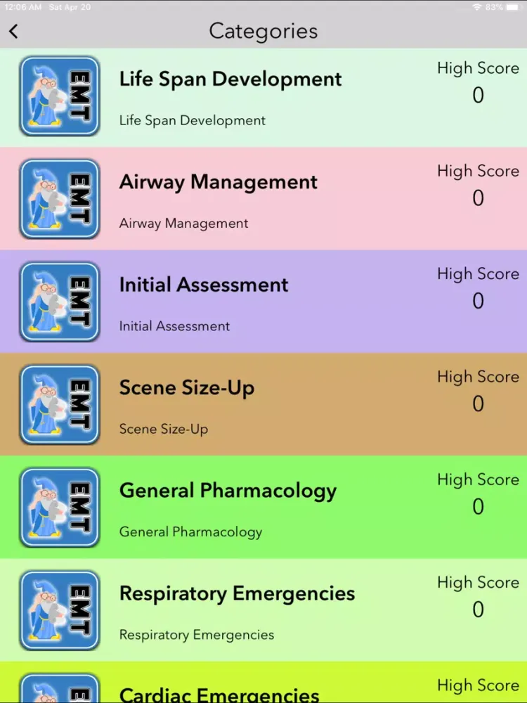 EMT Advanced iPad  स्क्रीनशॉट