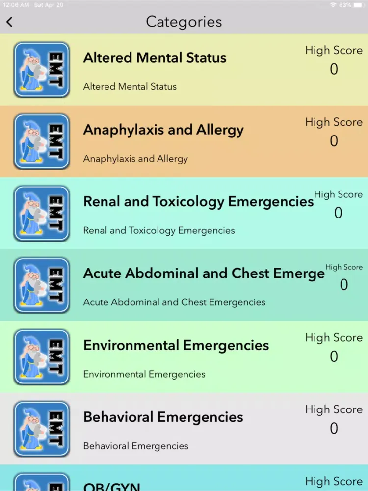 EMT Advanced iPad  स्क्रीनशॉट