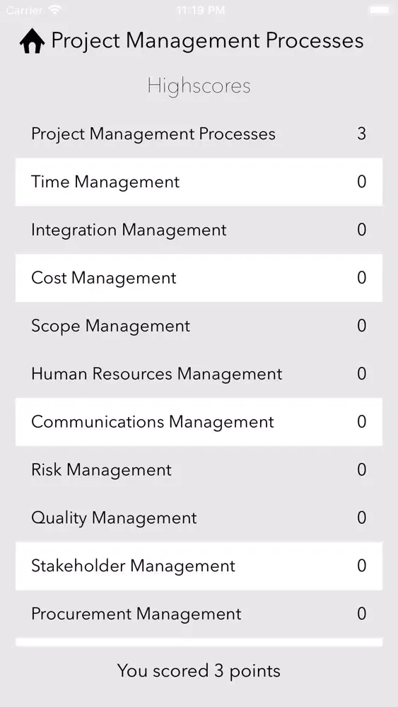 Ảnh chụp màn hình của PMP Advanced