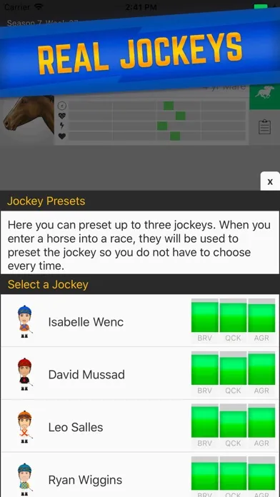 Captures d'écran de Stable Champions