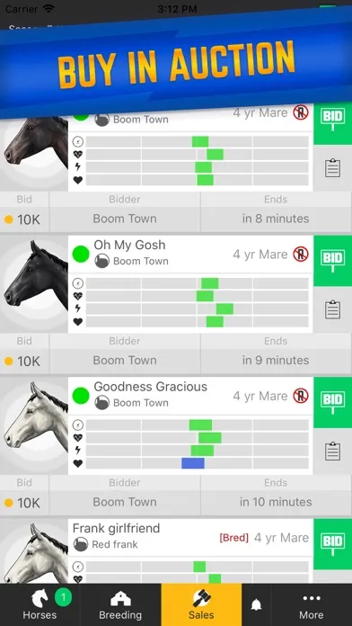 Captures d'écran de Stable Champions