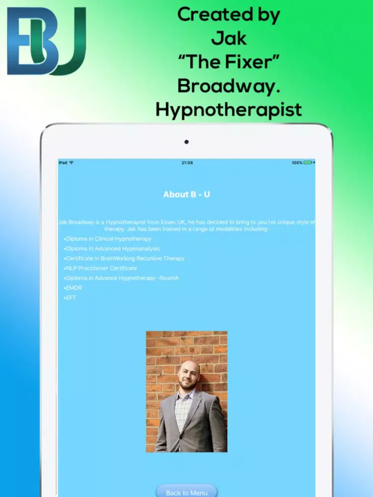 Screenshot di B - U: Interactive therapy for you iPad 