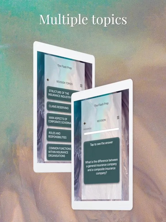 Tangkapan layar IIBA CBAP Exam iPad 