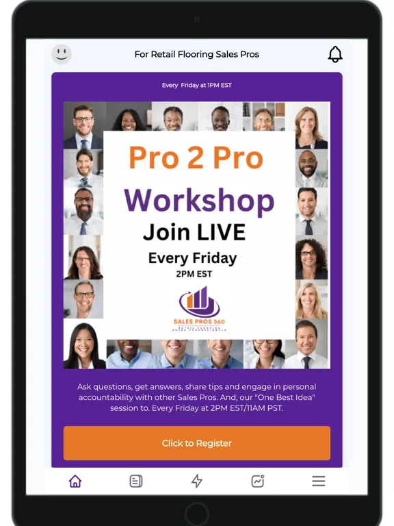 Sales Pros 360 iPad  Screenshots