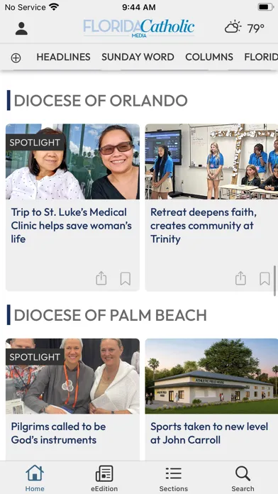 Florida Catholic News स्क्रीनशॉट