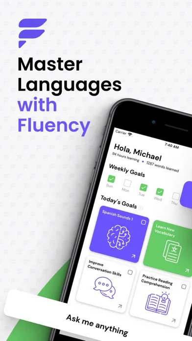 AI Spanish Learning - Fluency應用截圖