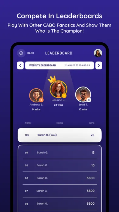 Capturas de pantalla de Cabo: Card Game