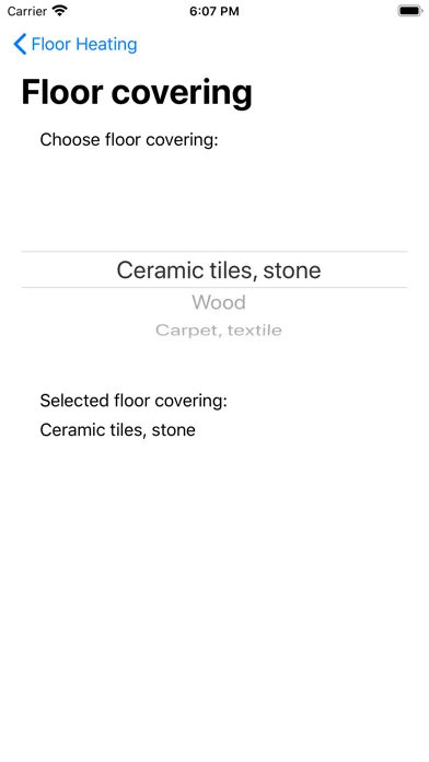 Capturas de tela do Floor Heating