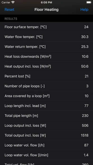 Capturas de tela do Floor Heating