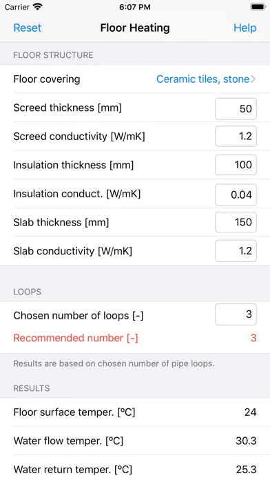Capturas de tela do Floor Heating