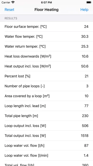 Capturas de tela do Floor Heating
