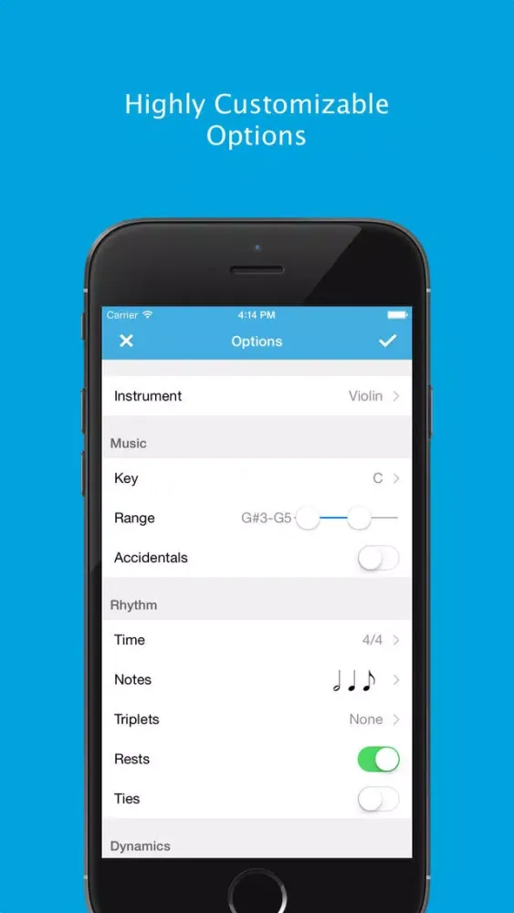 Ảnh chụp màn hình của Sight Reading Machine - Practice Music Reading Skill for Guitar, Saxophone and 20 More Instruments