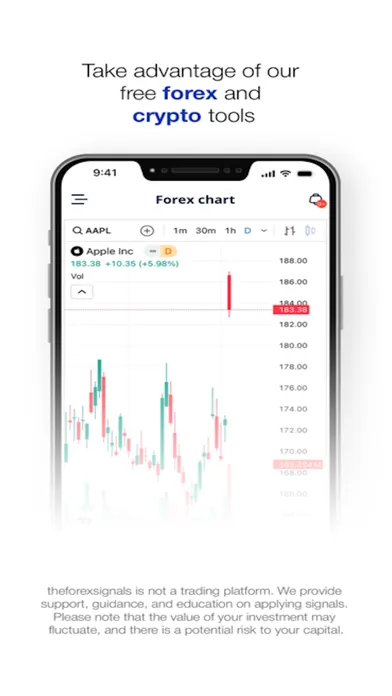 Tangkapan layar the forex signals