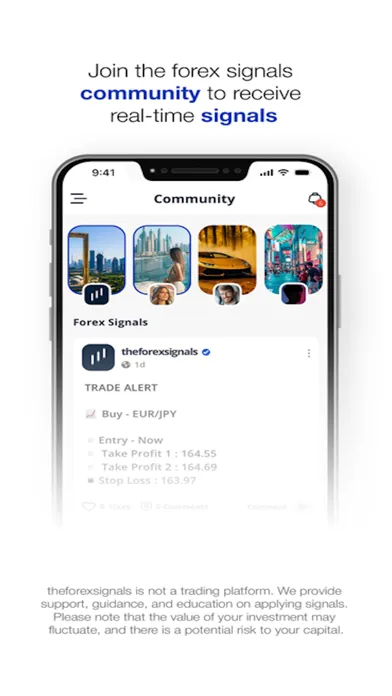 Tangkapan layar the forex signals