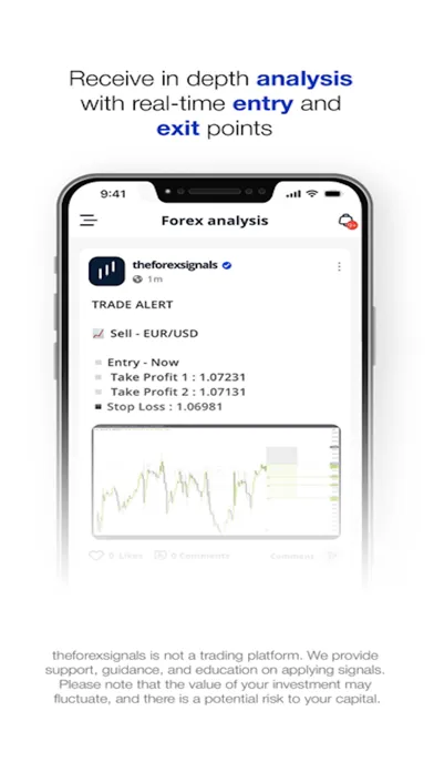 Tangkapan layar the forex signals