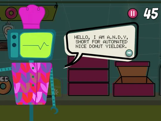 Andy's Donuts iPad  स्क्रीनशॉट