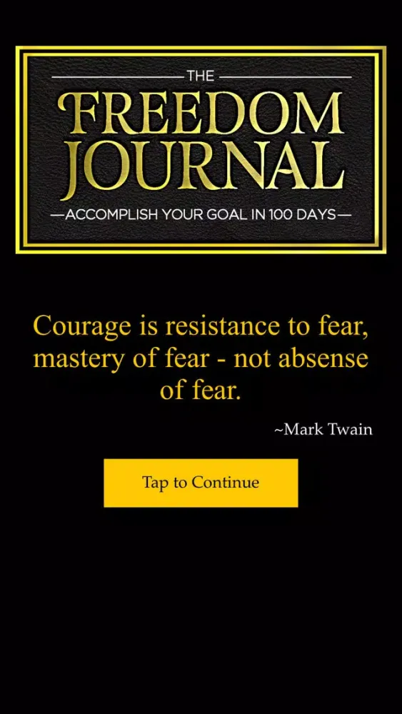 The Freedom Journal | Set and Accomplish Your #1 Goal in 100-days Screenshots