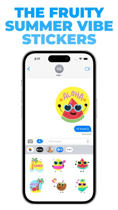The Fruity Summer Vibe sticker Screenshots