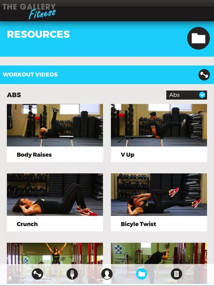 TFG Virtual Trainer iPad  Screenshots