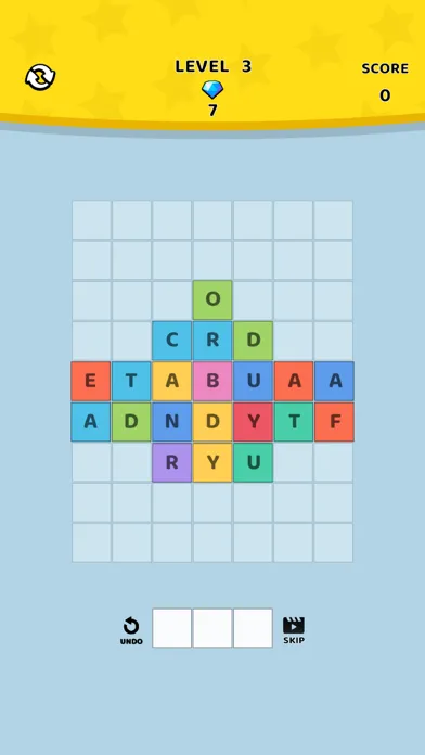 Captures d'écran de 3 Letter 1 Word Match 3 Tiles