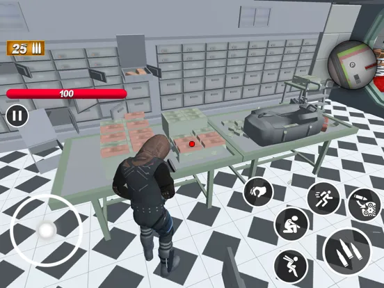 Zrzuty ekranu Heist Escape Bank Robbery Game iPad 