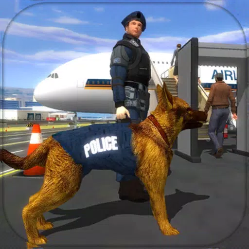 Police Dog Airport Crime Chase Police Dog Airport Crime Chase