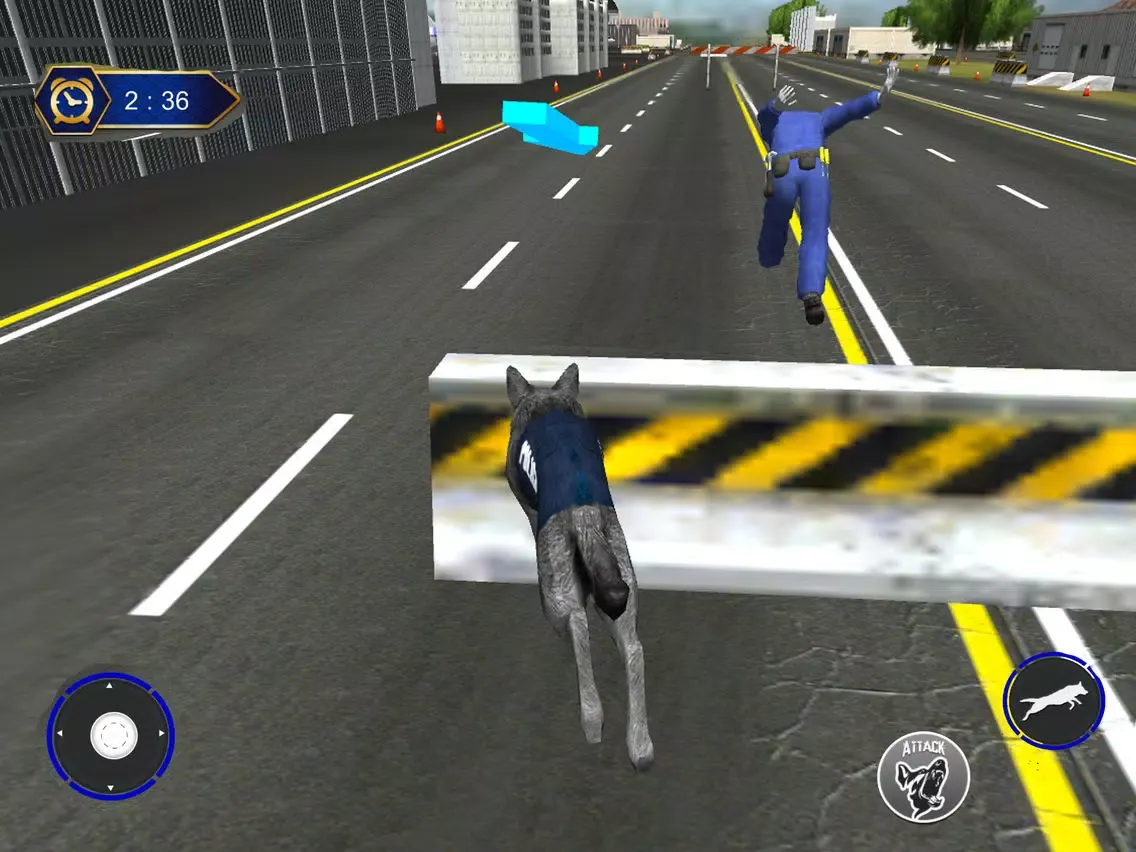 تصاویر Police Dog Airport Crime Chase iPad 
