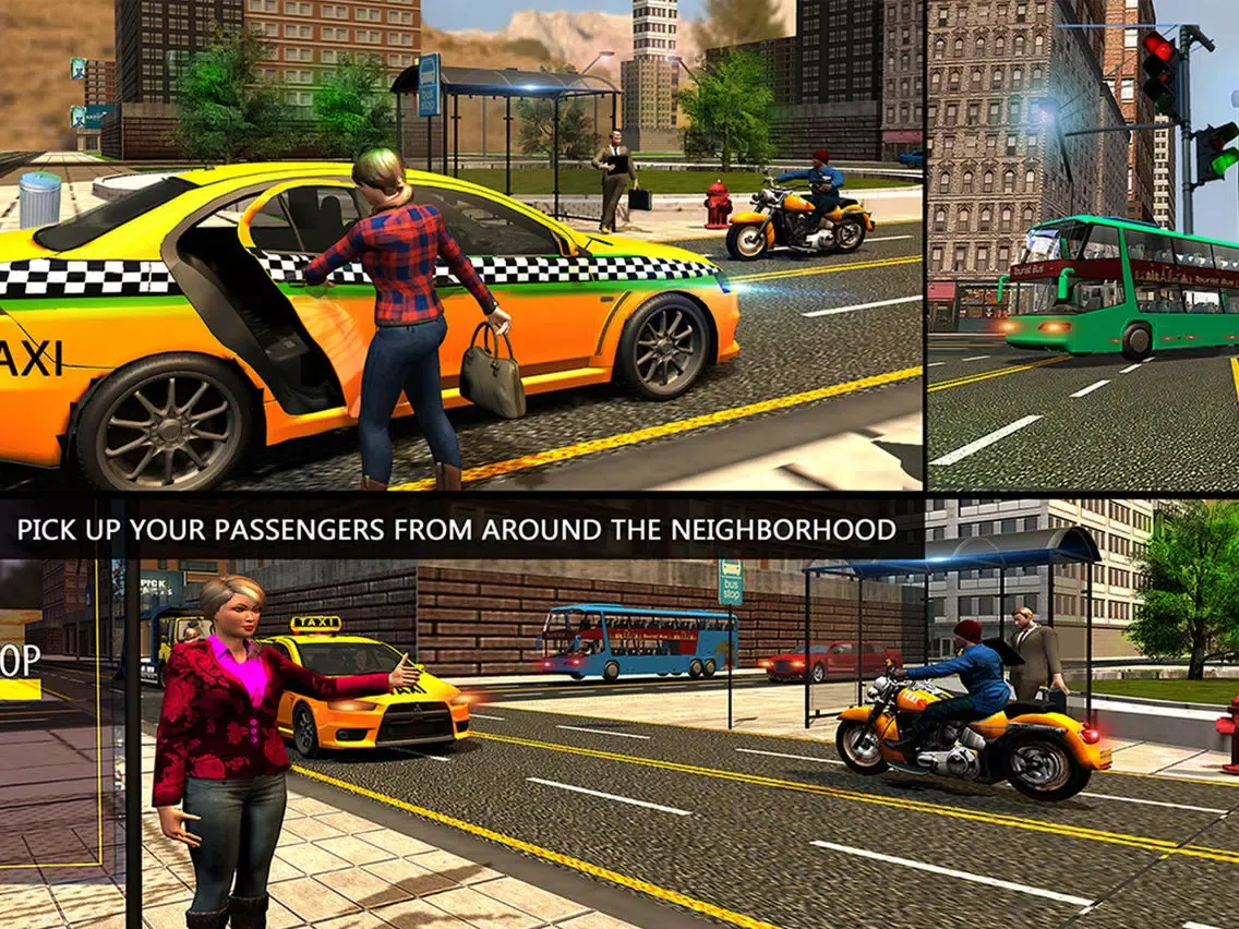 Tangkapan skrin Multi Driving Story 2017 - City Driving School iPad 