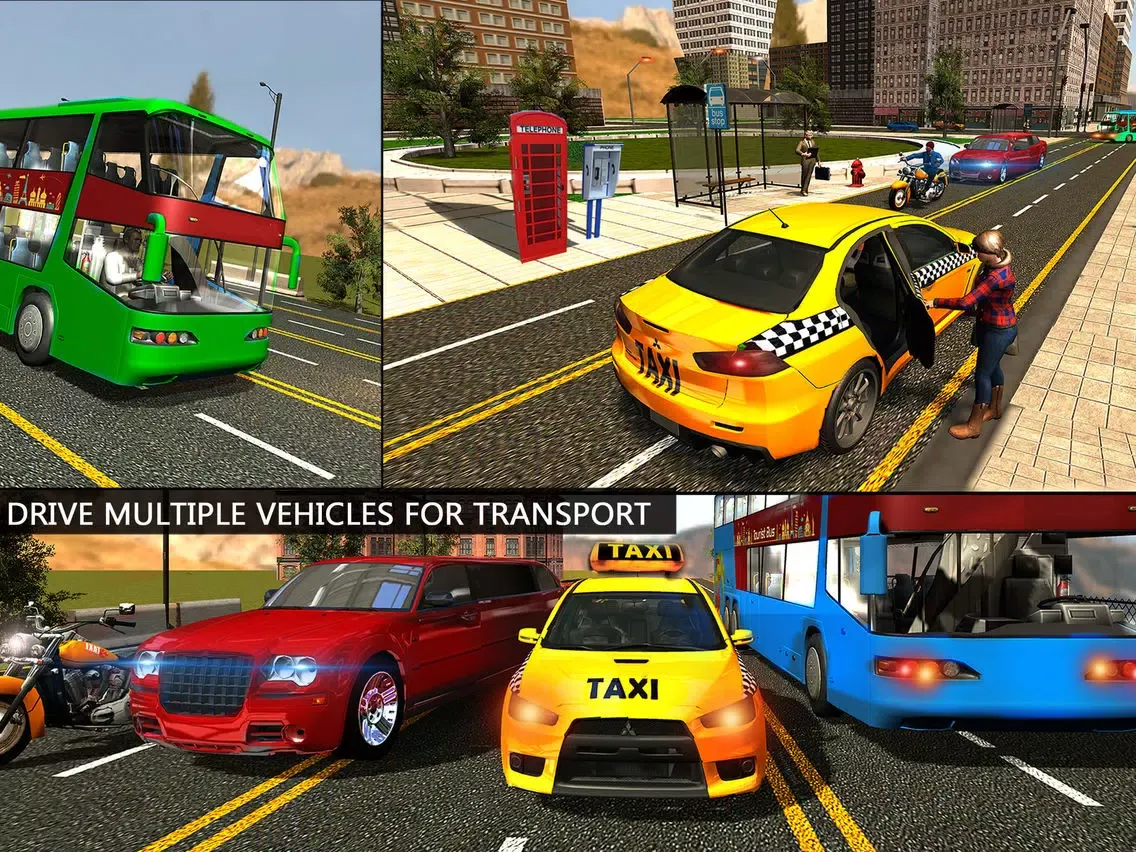 Tangkapan skrin Multi Driving Story 2017 - City Driving School iPad 