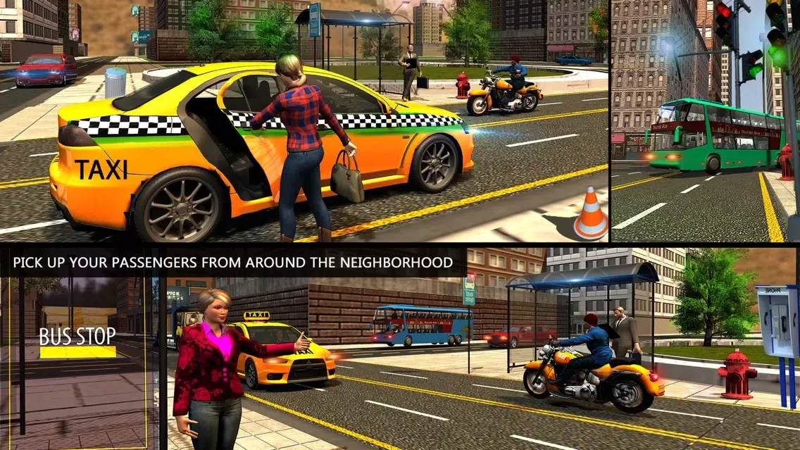 Tangkapan skrin Multi Driving Story 2017 - City Driving School