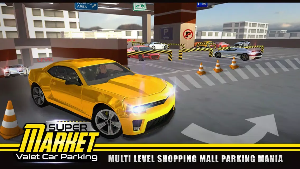 تصاویر Supermarket Valet Car Parking - Multi Level Shopping Mall Parking Mania