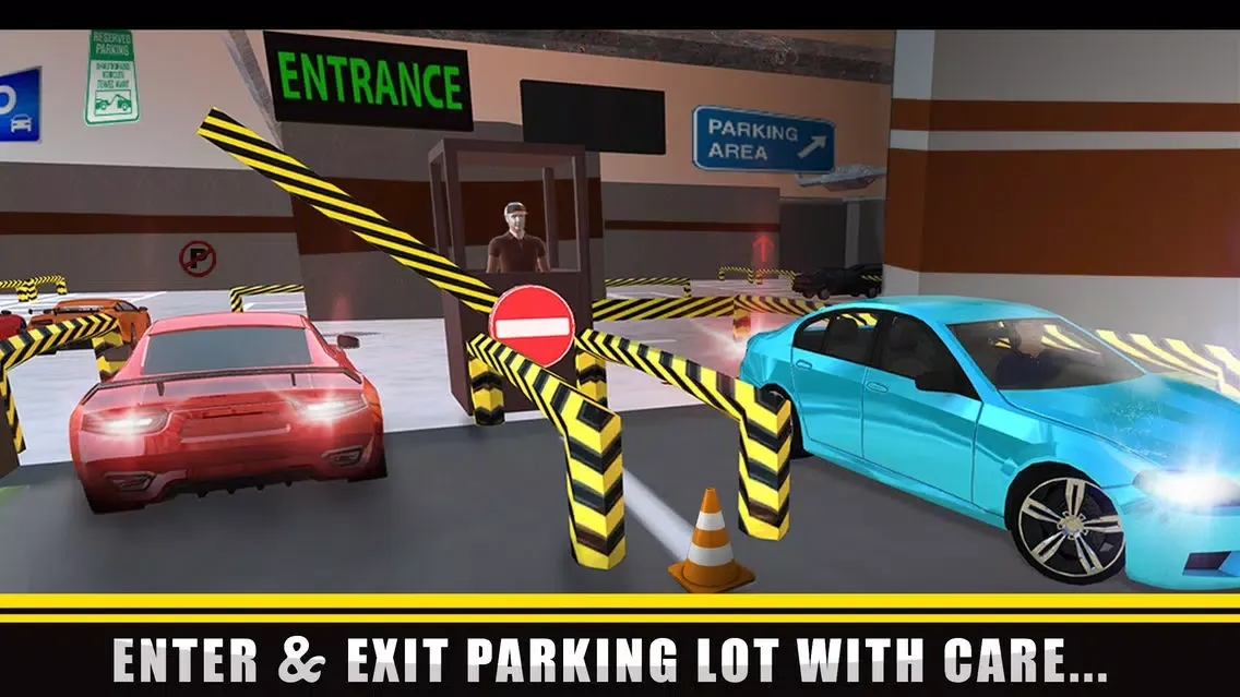 تصاویر Supermarket Valet Car Parking - Multi Level Shopping Mall Parking Mania