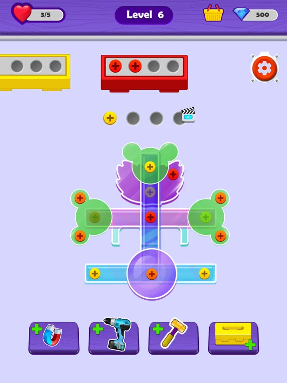 Tangkapan skrin Nuts Quest : Unscrew Mania iPad 