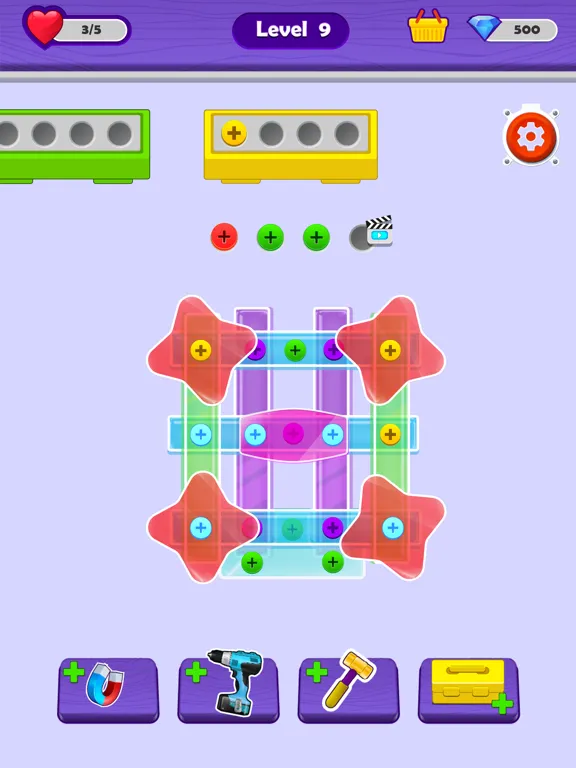 Tangkapan skrin Nuts Quest : Unscrew Mania iPad 