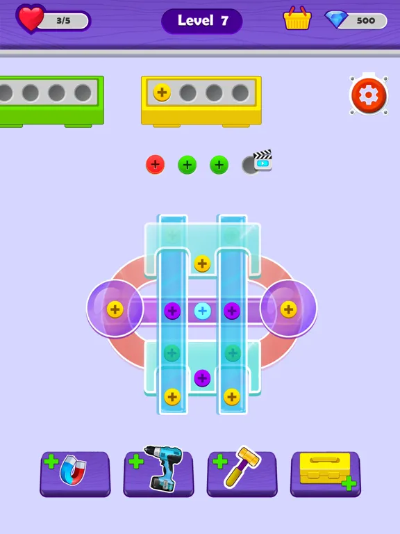 Tangkapan skrin Nuts Quest : Unscrew Mania iPad 