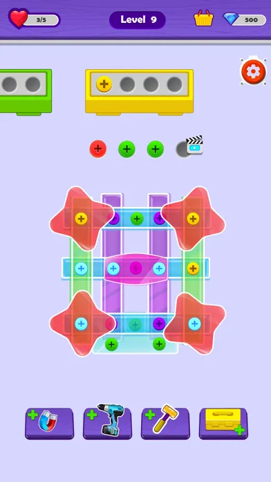 Tangkapan skrin Nuts Quest : Unscrew Mania