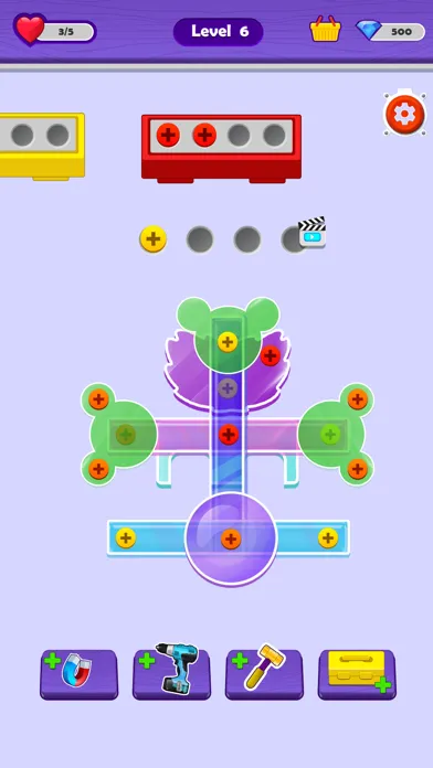 Tangkapan skrin Nuts Quest : Unscrew Mania