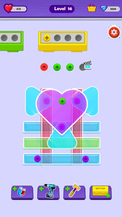 Tangkapan skrin Nuts Quest : Unscrew Mania