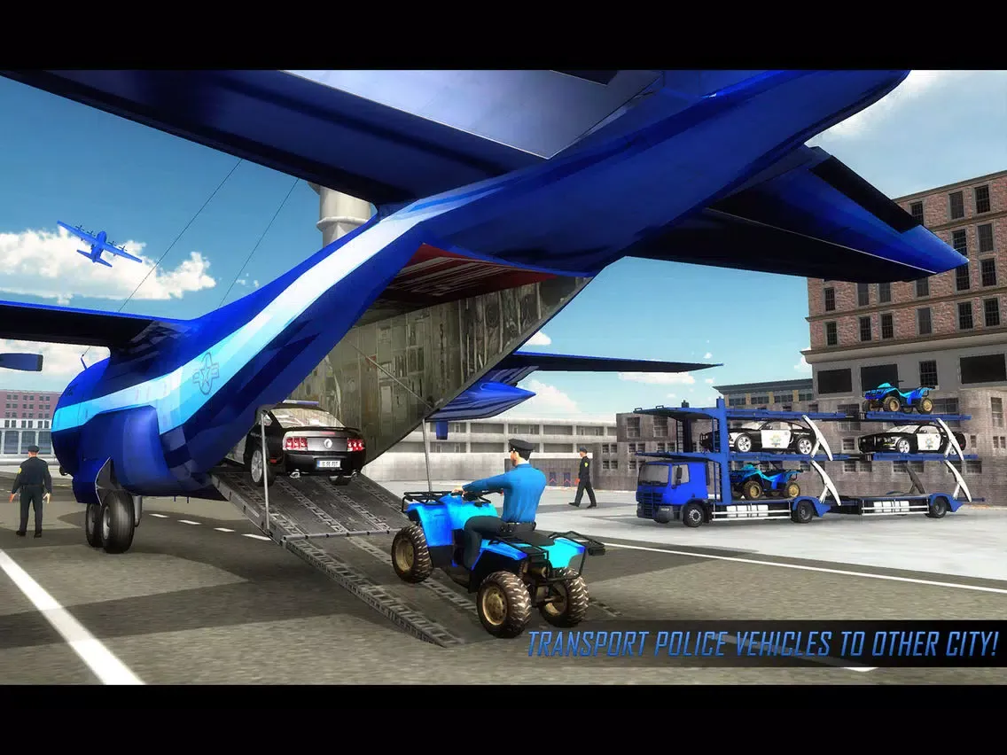 Captures d'écran de US Police ATV Quad Bike Game iPad 
