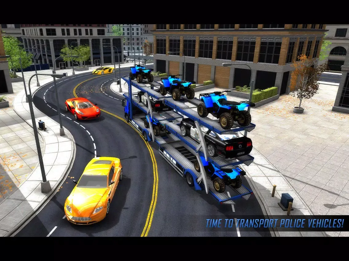 Captures d'écran de US Police ATV Quad Bike Game iPad 