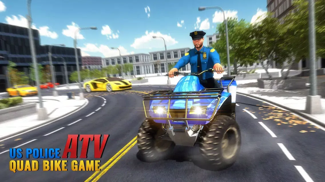 Captures d'écran de US Police ATV Quad Bike Game