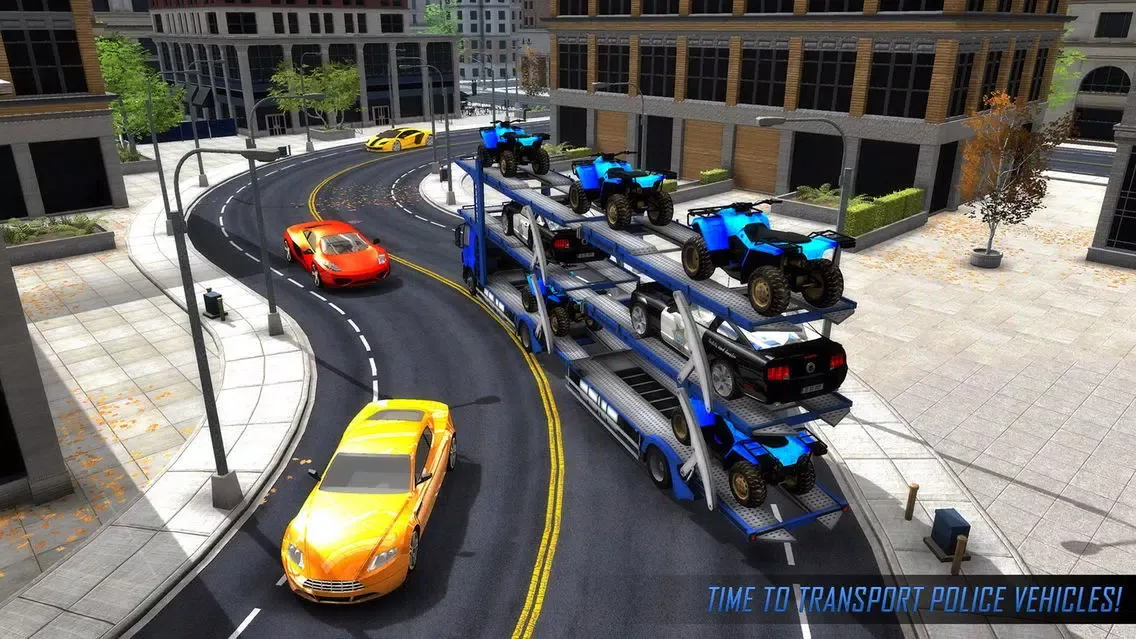 Captures d'écran de US Police ATV Quad Bike Game