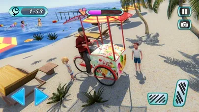 Zrzuty ekranu Ice Cream Cart Delivery Boy 3D