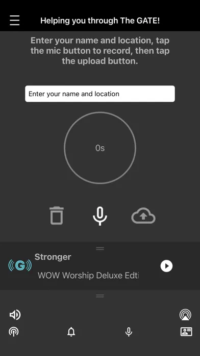 Capturas de tela do TheGate Mobile App