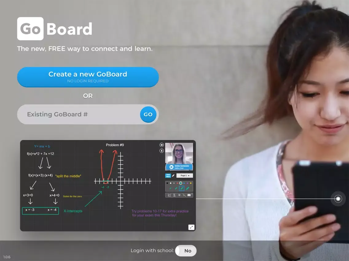 Ảnh chụp màn hình của GoBoard by Study Edge iPad 