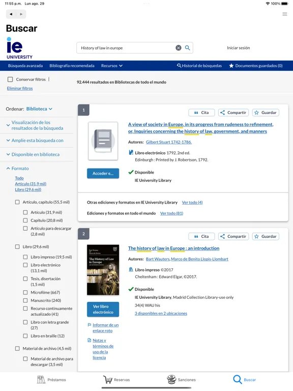 Скриншоты TGC Library iPad 
