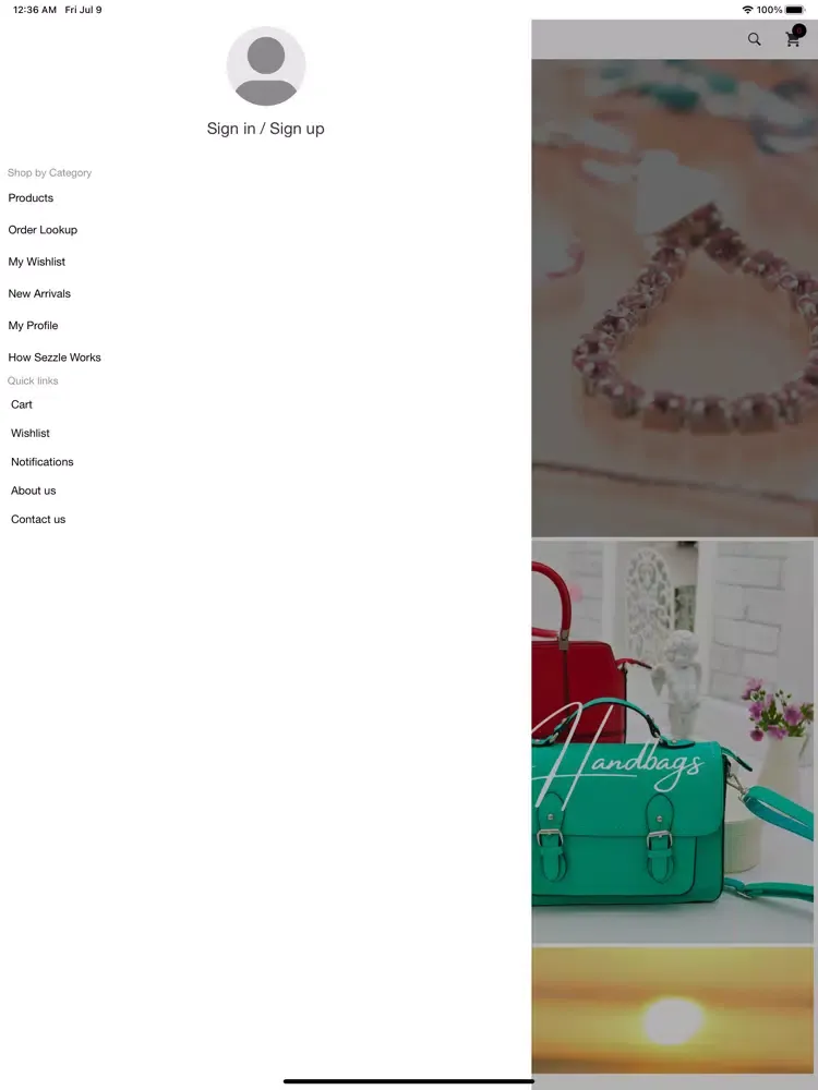 The Goddess of Glam Boutique iPad 应用截图