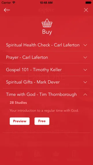Explore Bible Devotional Screenshots