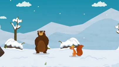 Tangkapan skrin Squirrel & Bär - Wintersause